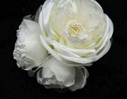 Ivory Peony Silk Flower